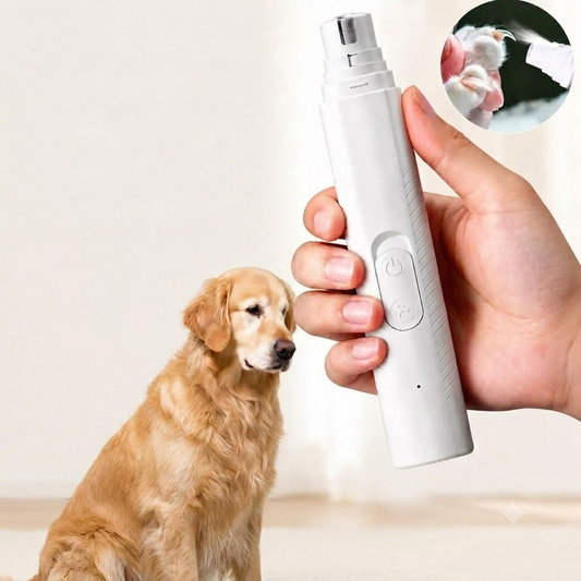 Electric pet nail grinder with LED light - image 1