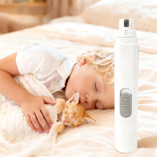Electric pet nail grinder with LED light - image 2
