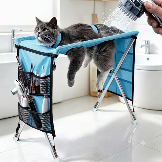Pethold fleece hammock for small pet grooming - image 1