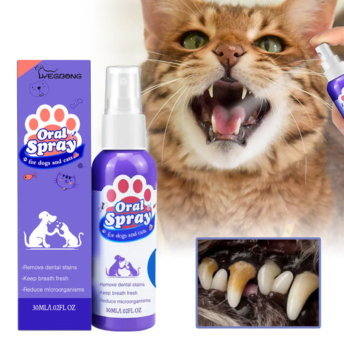 Pet oral cleaning spray for dogs and cats - image 1
