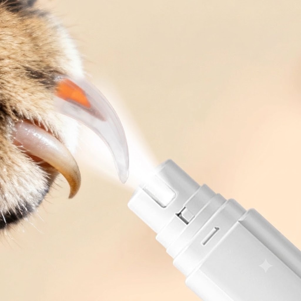 Electric pet nail grinder with LED light - image 4